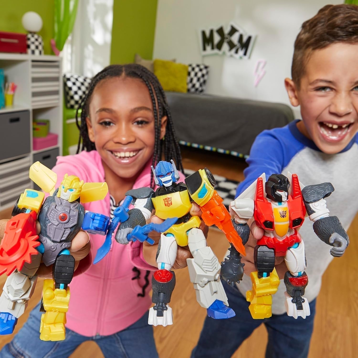 Transformers Mixmashers Starscream Tilpasset actionfigur og tilbehør Actionfigurer Naty Shop
