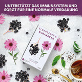 Nutra-te hyldebær og echinacea, immunitets- og forkølelseste, immunstøtte te, kold kamp, ​​20 genanvendelige teposer, naturlig urtete