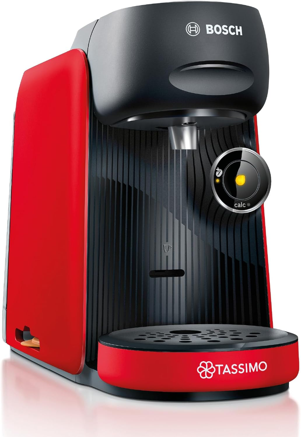 Bosch Tassimo finesse TAS162E kapsel espressomaskine, 70 drinks, mere intens kaffe med et tryk på en knap, automatisk sluk, bæredygtig, perfekt dosering, 1400 W, sort/sort