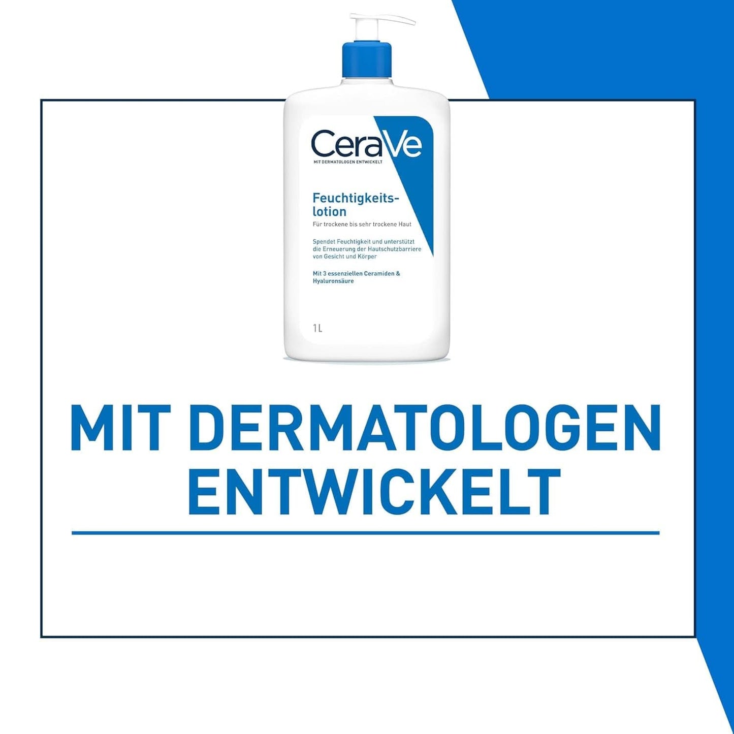 Cerave Moisturizing lotion til krop og ansigt, 1 liter Cosmetics and Beauty Naty Shop
