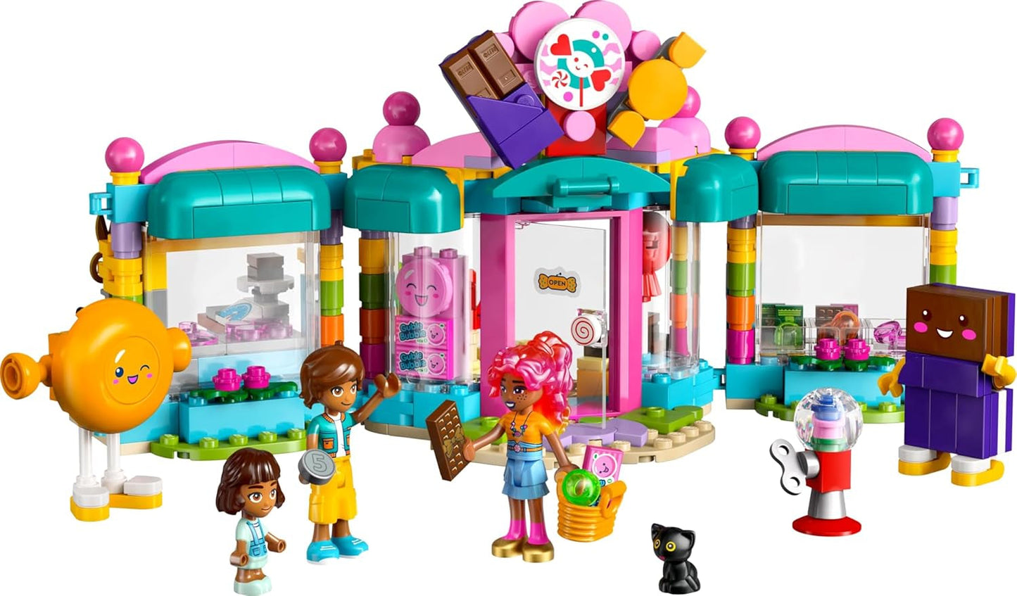LEGO Friends Heartlake City Shop Legesæt til piger fra 6 år og opefter Rolleleg med 2 minidukker, mikrodukke og kattelegetøj 42649 Byggesæt Besuche den LEGO-Store