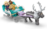 LEGO Ç€ Disney Frosne Annas slædeeventyr, byggelegetøj og fantasilegesæt, chokoladestativ med Anna, Kristoff, Olaf og Sven minidukker, prinsesselegetøj til piger fra 4 år 43256 Byggesæt Besuche den LEGO-Store