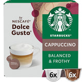 STARBUCKS Cappuccino fra Nescafé Dolce Gusto Kaffeekapseln 6 x 12 (72 Kapseln)