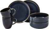 Villeroy & Boch Crafted Denim morgenmadssæt, 6 dele, til 2 personer, blå