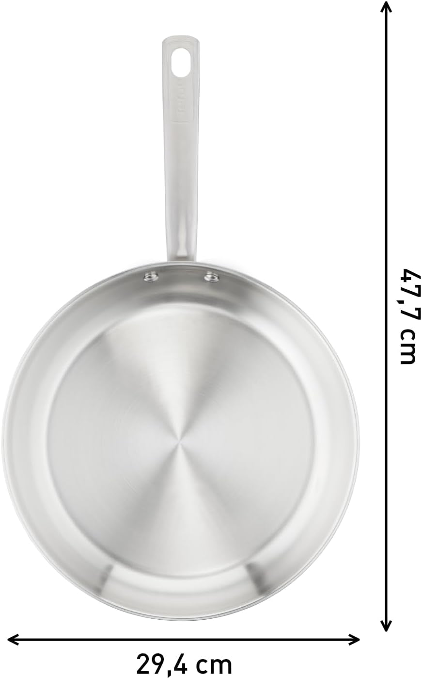 TEFAL VIRTUOSO pande 28 cm, rustfrit stål pande, induktion Gryder og pander Naty Shop