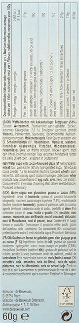 Debeukelaer Decor on Ice - Vaffelpakker, pakke med 12 (12 x 60 g)