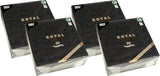 50 servietter ROYAL Collection 1/4 gange 40 X 40 sorte "Ornamenter"