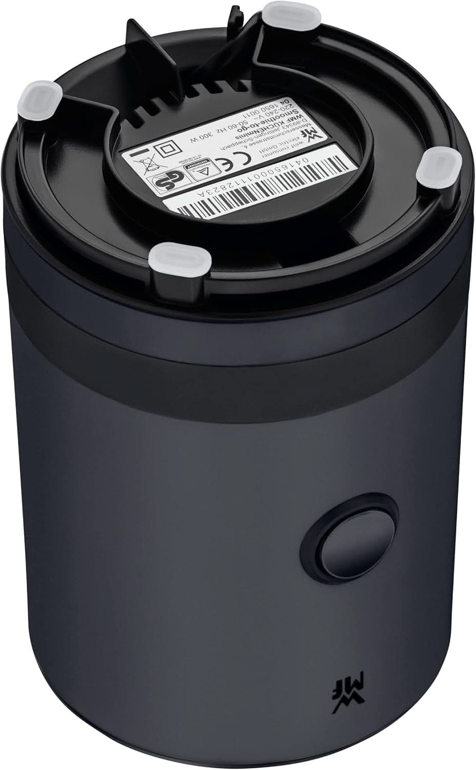 WMF Küchenminis Smoothie-To-Go, Mini Standmixer Mit Zwei Mix-/Trinkbehältern 0,6L, Mixer Hochleistungsmixer 300 W, Edelstahl Matt, Schwarz Kitchen Naty Shop