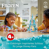 LEGO Disney Frosne Elsas Ispalads, Isdronningens Slot, Prinsesse ELSA og Anna dukkelegetøj, plus 2 dyrefigurer, fantastisk gave til 4-årige piger og drenge 43238 Byggesæt Besuche den LEGO-Store