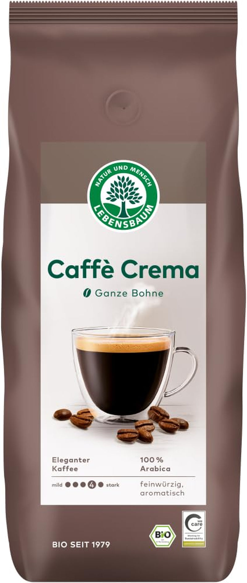 Caffè Crema, hele bønner 6 x 1000 g