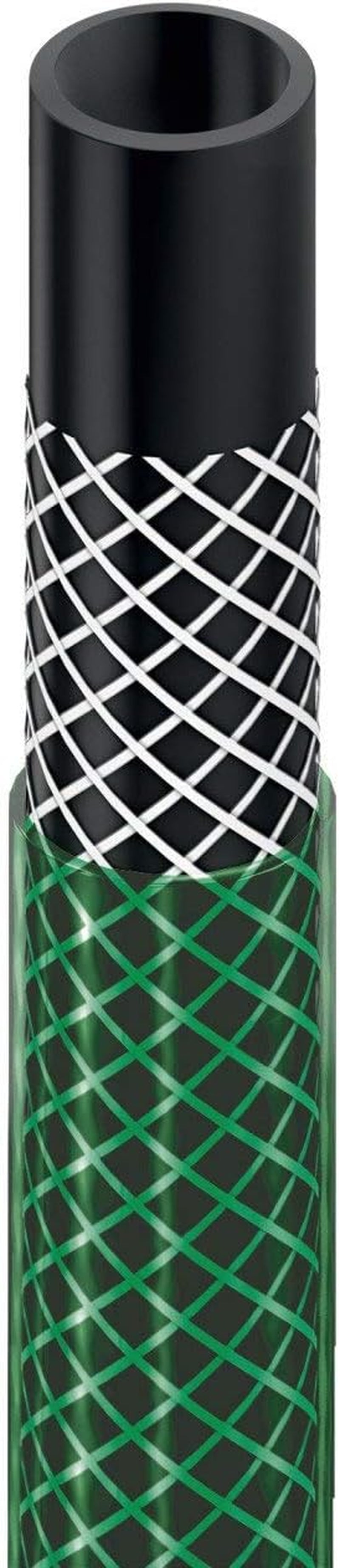 CELLFAST Haveslange, 3-lags Cross Weave Polyester Vandslange til Have, Fleksibel kunstvandingsslange, UV-bestandig, Anti-Alge, 2 Bar, 1/2 tomme, 10 meter, økonomisk