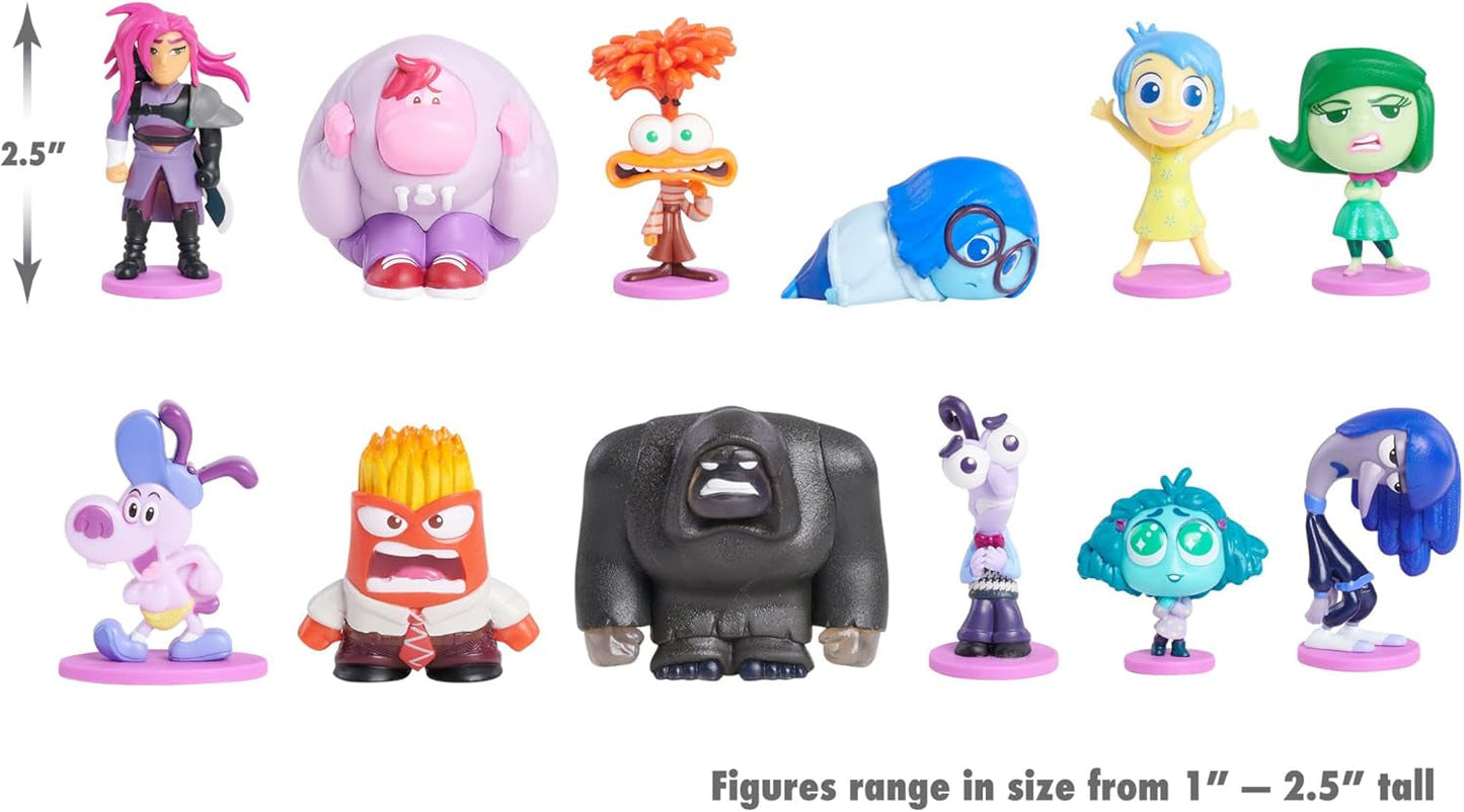 Bare leg Disney og Pixar indefra og ud 2 minifigurer Samlerfigurer 2,5 cm til 6,4 cm Højde Legetøj til børn fra 3 år og opefter Actionfigurer Naty Shop