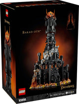 LEGO Ikoner Ringenes Herre: Barad-Door voksenbyggesæt med Sauron, Gothmog, Orc, Frodo, Sam og Gollum Minifigurer Film Memorabilia Fan Samlerobjekt 10333 Byggesæt Beuche den LEGO-Store