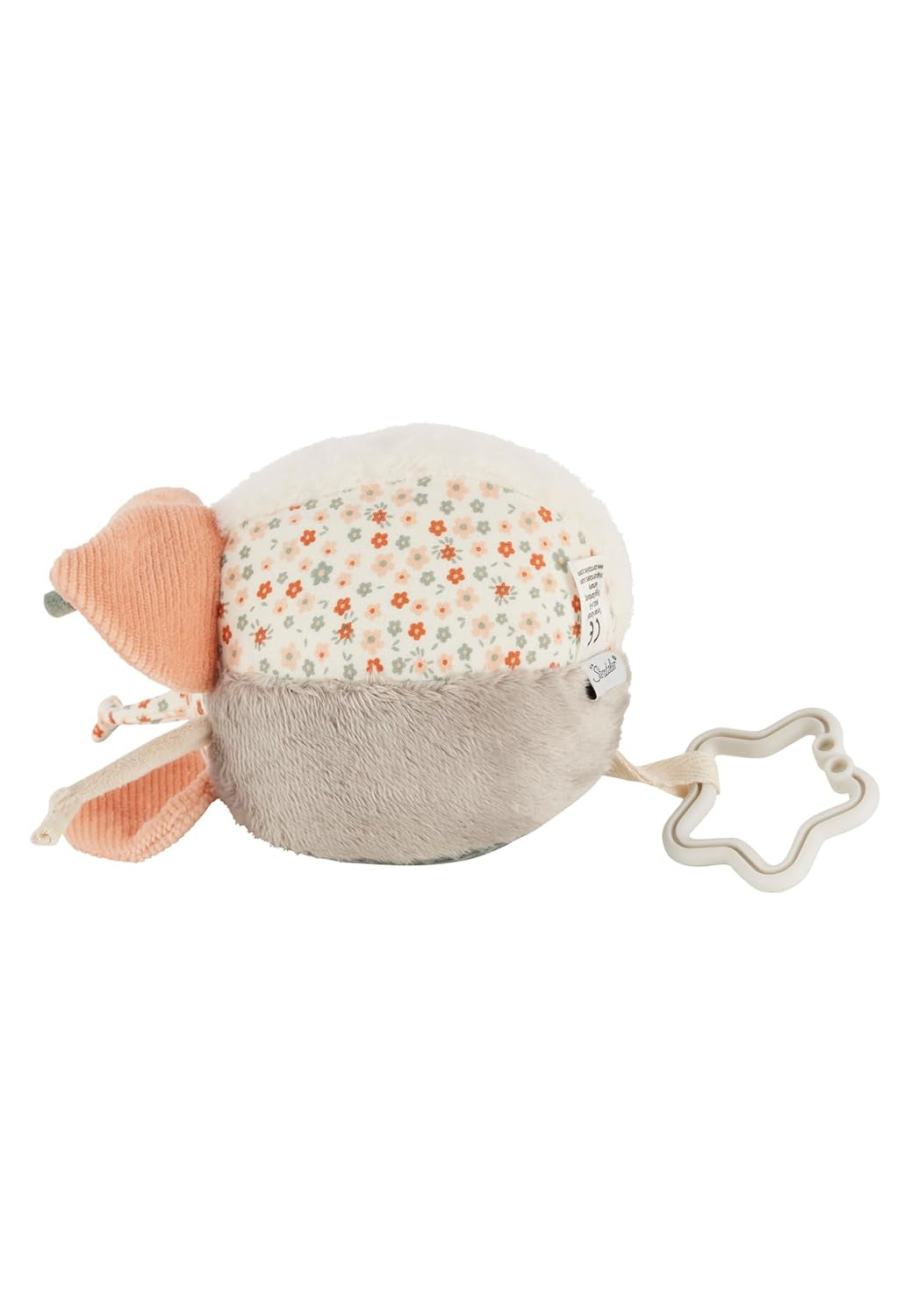 Sterntaler stofboldfarm - Babytekstilbold lavet af bløde stofkombinationer - Babylegetøj fyldt med polyestervat - Babybold til fangst og leg, farverigt Babylegetøj Naty Shop
