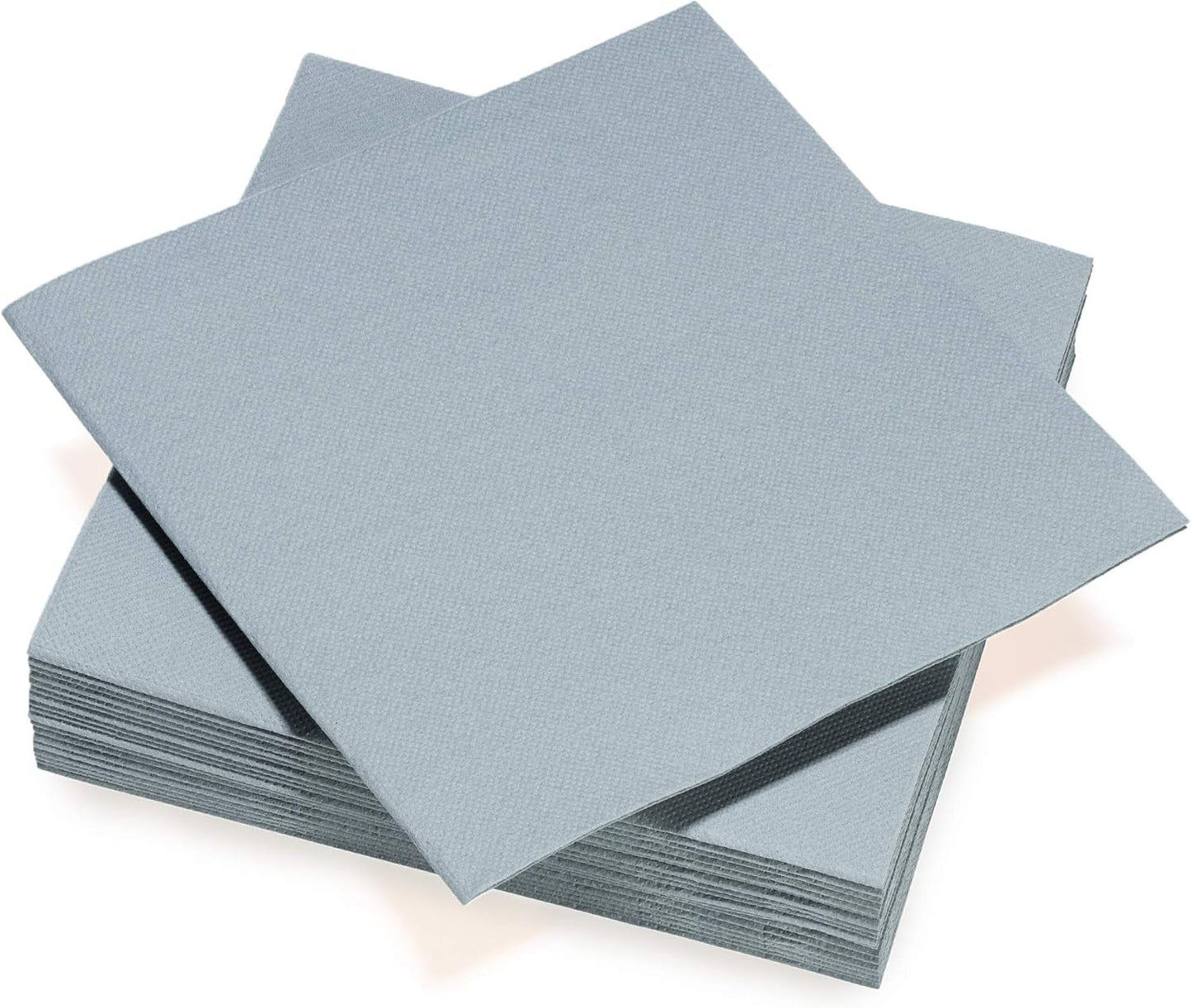 - Tex Touch papirservietter - Sorte - Fsc® certificerede servietter - Genanvendelige og biologisk nedbrydelige - Sæt med 40 store sorte servietter 38 X 38 Cm