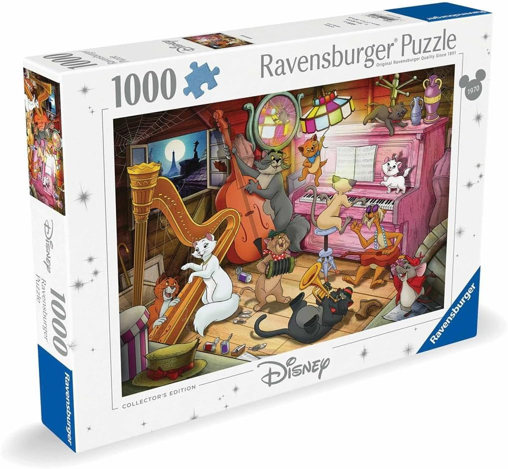 Ravensburger 12000753 Aristocats puslespil 1000 brikkers puslespil Naty Shop Nyt design