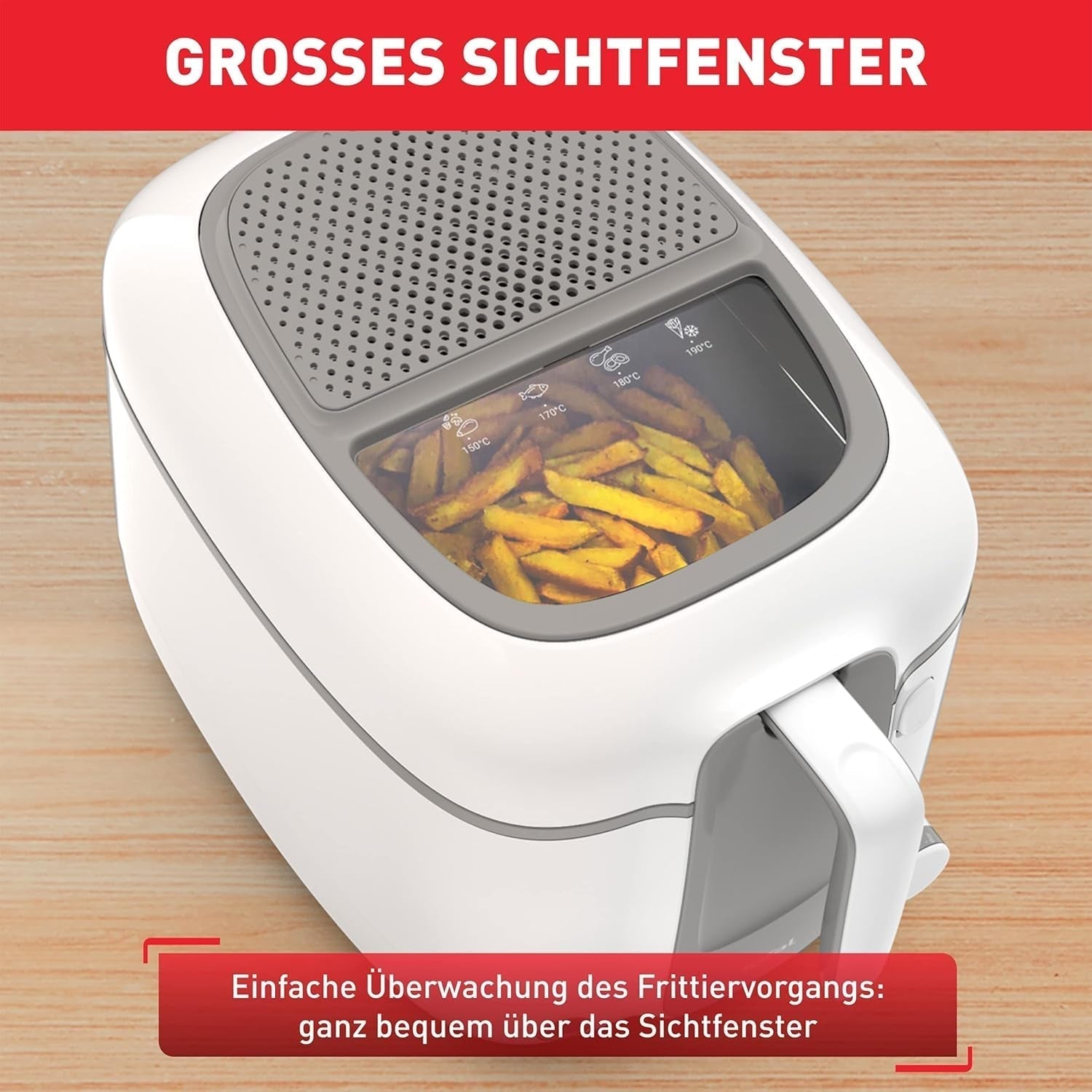 Tefal Super Uno Access frituregryde, kapacitet 2,2 L, dele, tåler opvaskemaskine, lugtfilter Hvidevarer Naty Shop
