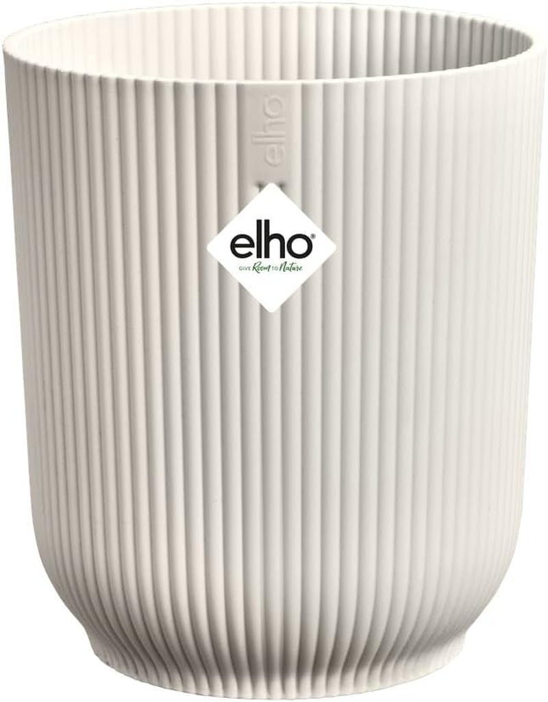 elho Vibes Fold Orchid High 12,5cm - Indendørs orkidépotter - Indendørs urtepotter - 100% genbrugsplastik - Hvid/Silkeblød hvid