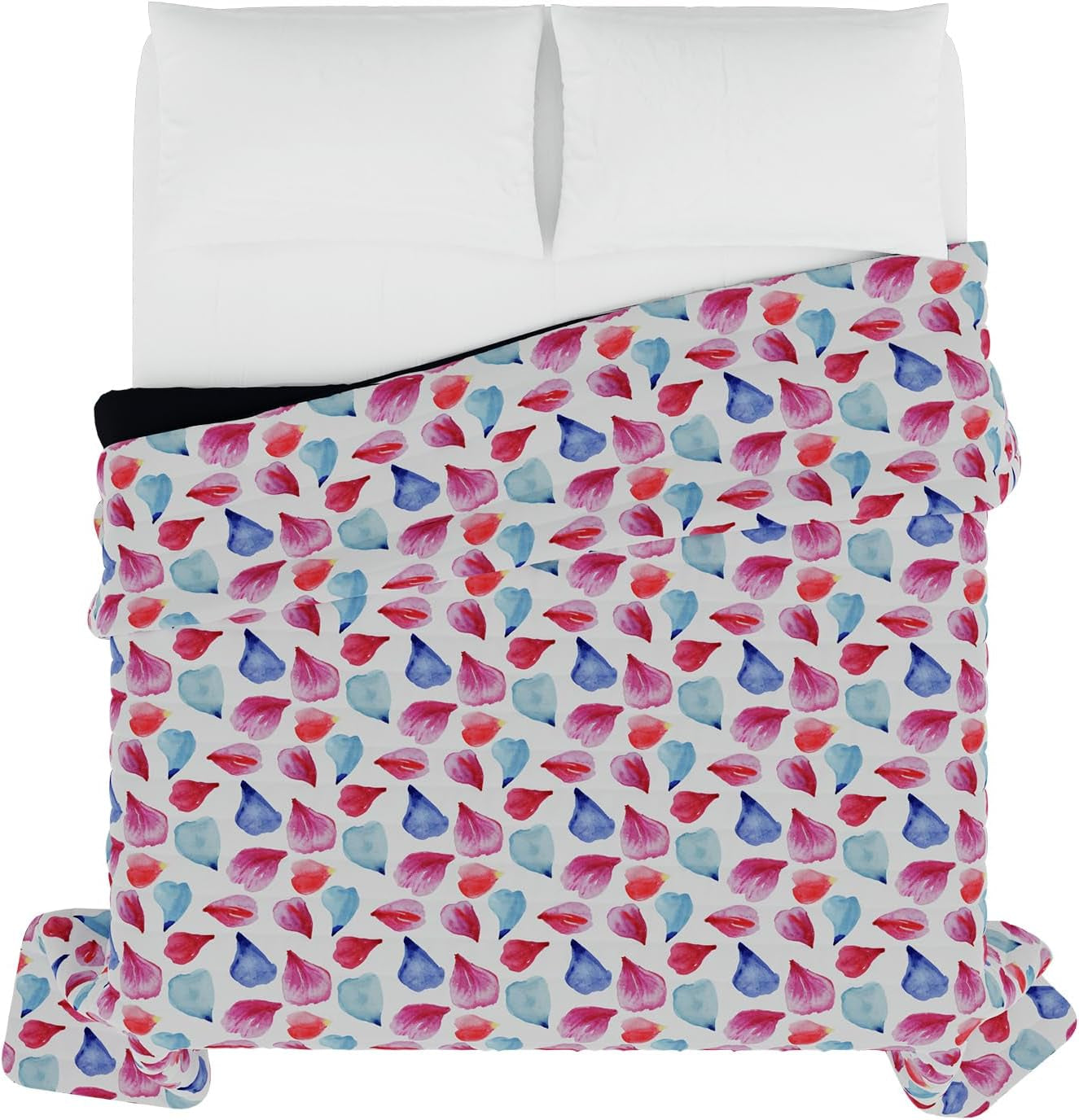 Fantasy printet sommerdyne, polyesterfyld, kronblade, 260X270 cm dyner og dyner Naty Shop