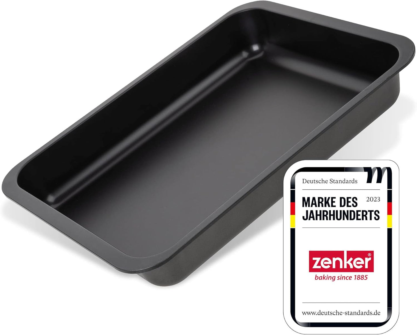 Zenker Lasagneform, Auflaufform Mit Zweifacher Antihaftbeschichtung, Backform Für Viefältigchen Einsatz, Hitzebeständige Ofenform, Widerstandsfähiger Bräter (Farbe: Schwarz), Antal: 1 Stück Forme og bakker til bagning Naty Shop