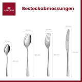 Gerlach 1760 Tunesæt, Rustfrit stål bestik, 24 stk, 6 personer Køkken Naty Shop