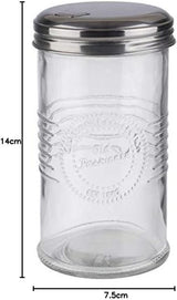 APS 40510 Sukkerdispenser - GAMMELDAGS, Ø 7,5 cm, H: 14 cm, Glas, 0,35 liter, Hætte med tråd af...
