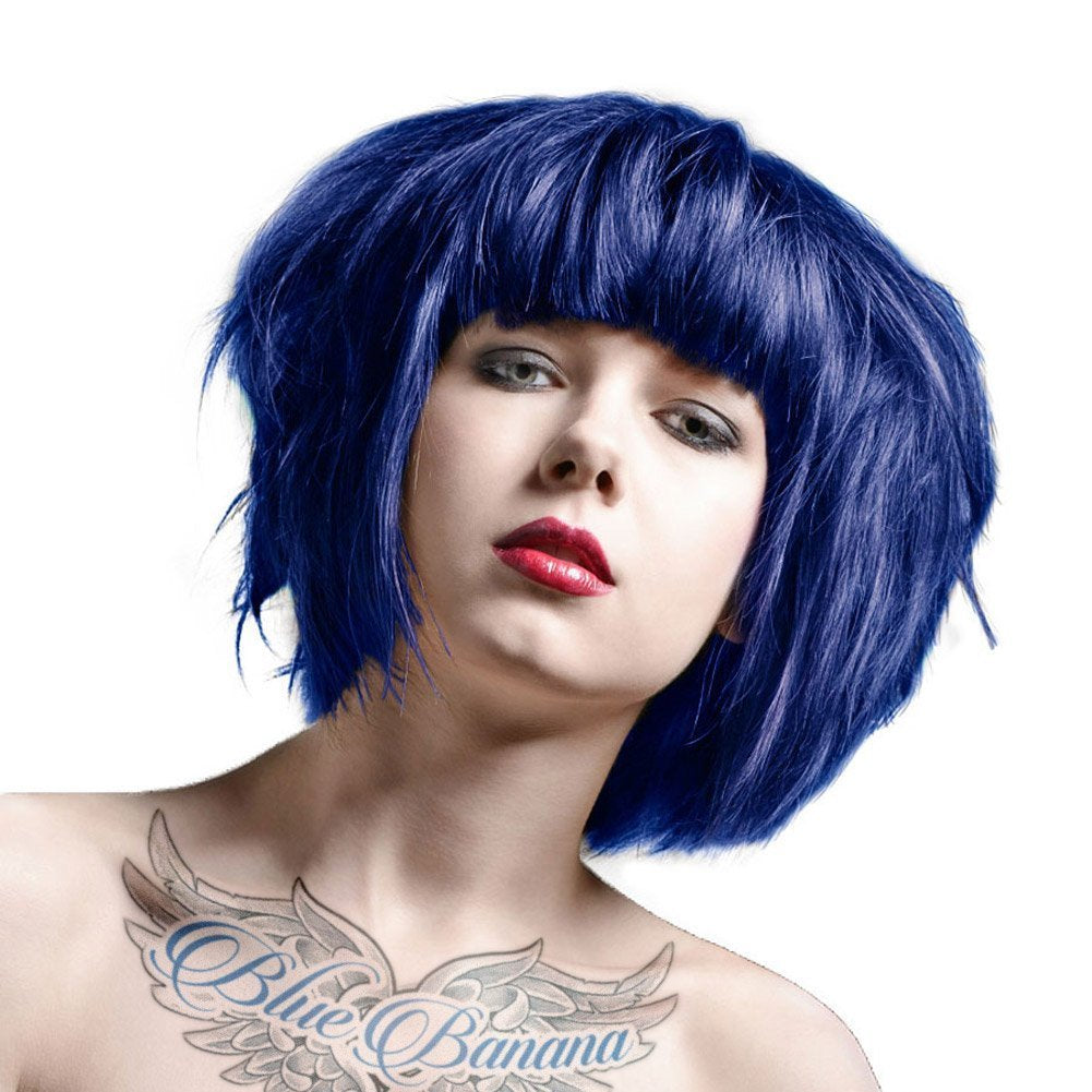 Vejledning semi-permanent hårfarve 88ml - Fluorescerende Orange Hårfarve Naty Shop Atlantic Blue 89 Ml (pakke med 1)