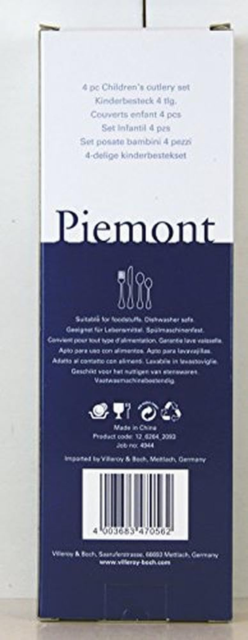 Villeroy And Boch Børnebestiksæt Teddy 4 dele, rustfrit stål 18/10 Kitchen Naty Shop