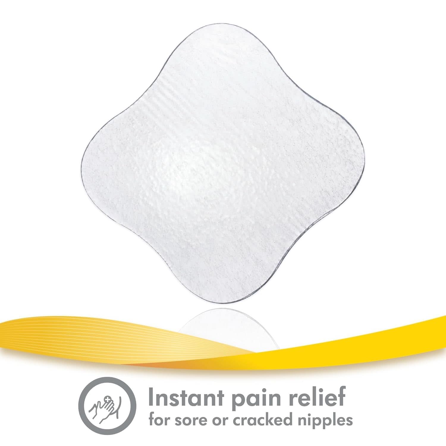 Medela Hydrogel Pads - øjeblikkelig lindring og afkøling til ømme brystvorter - genanvendelig - pakke med 4 sterile puder, individuelt indpakket Tilbehør Mad og amning Bebe Naty Shop