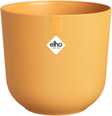 elho Jazz Round Mini 7cm - Indendørs urtepotter - 100% genbrugsplast - Ø 7 x H 6,5 cm - Gul/ravgul