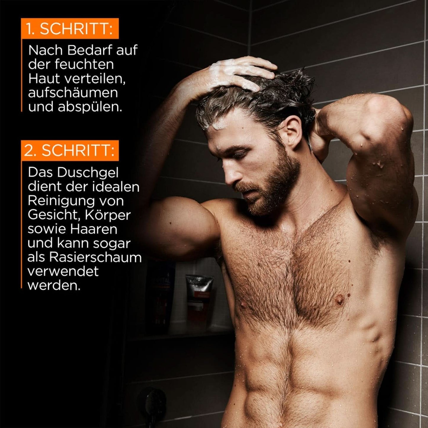 L'Oréal Men Expert XXXL Shower gel og shampoo til mænd, 1 liter Naty Shop