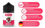 Twizzy, intens hindbærsmag, 60 milliliter Arome Naty Shop