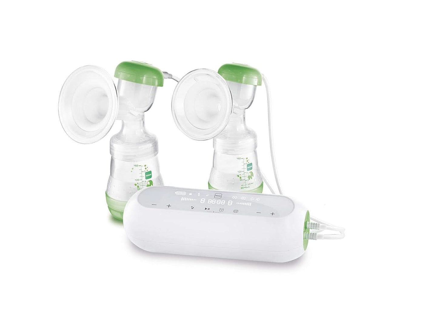 MAM håndbrystpumpe - komfortabel og kompakt brystpumpe til modermælk, der inkluderer 1 anti-kolik flaske MAM Easy Start Tilbehør Mad og amning Baby Naty Shop Dobbelt brystpumpe 2 i 1