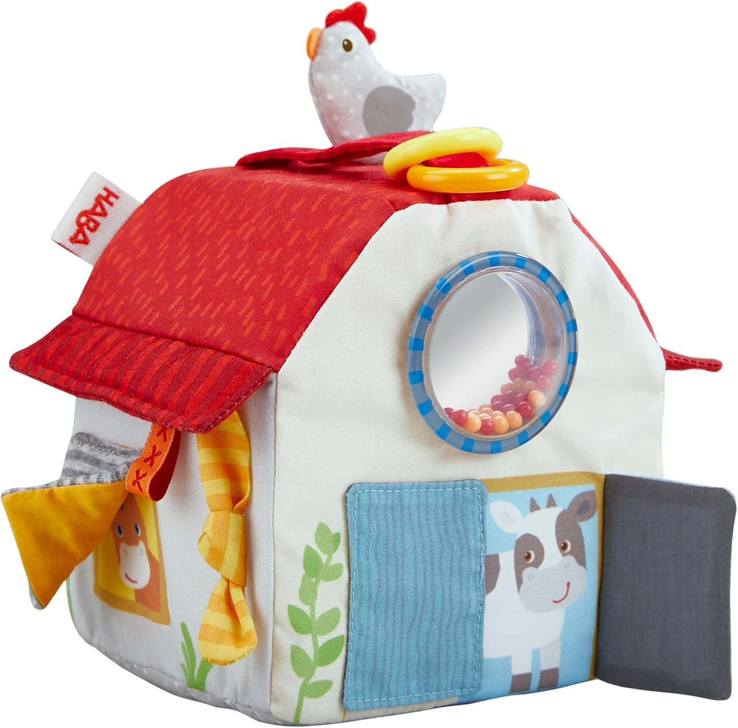 HABA 306383 - Legekubegård, multifunktionelt legetøj fra 6 måneder Babylegetøj Naty Shop Standardtitel