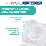 PHYSIOFORMA MINI BLØD OPHÆNGNING PURGE, LYS, 2-6M, 100% SILIKONE, 2 STK.