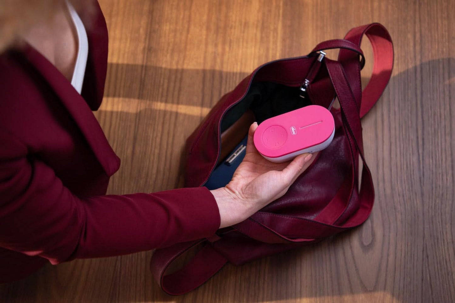 Chicco, bærbar elektrisk brystpumpe, 5 intensitetsniveauer, 150 ml Mad og ammetilbehør Bebe Naty Shop