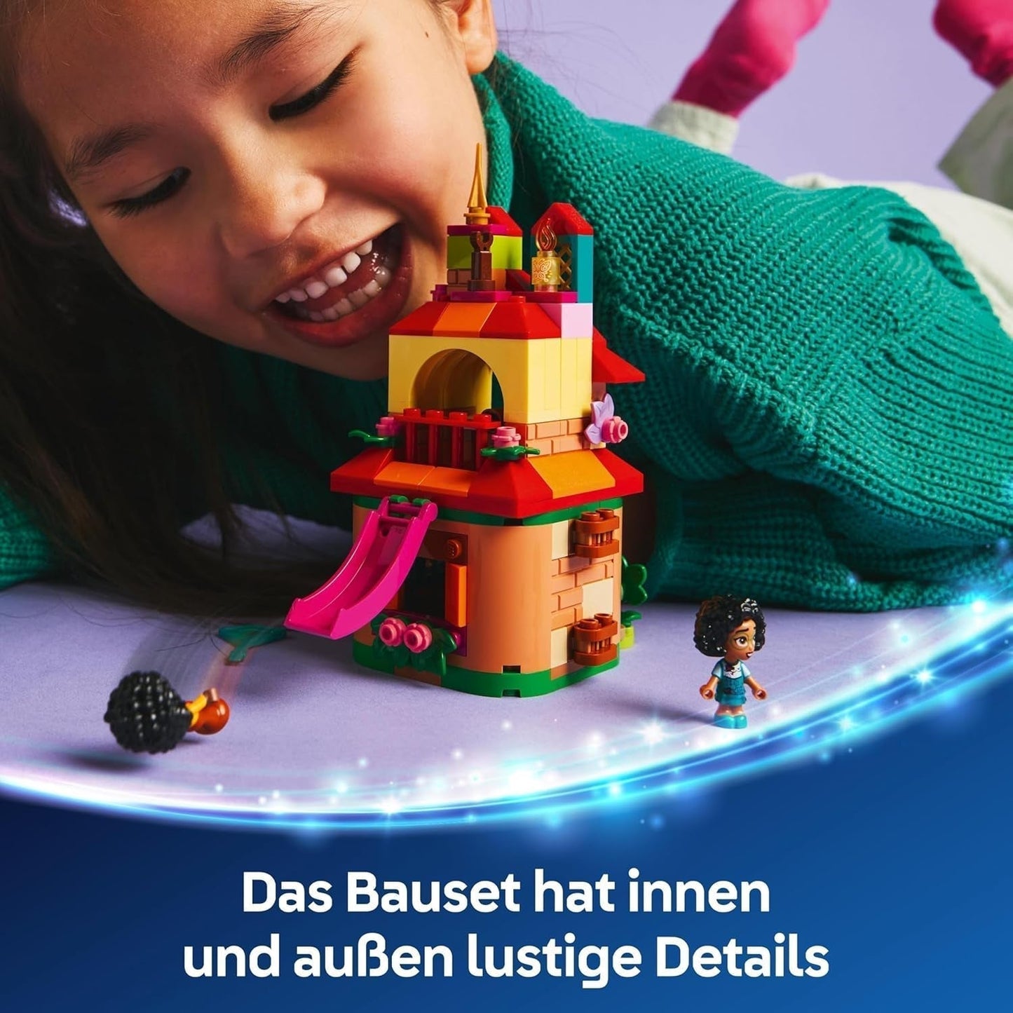 LEGO Ç€ Disney Encanto Mini House, byggelegetøj til piger fra 5 år, fantasy legetøj og byggesæt med Mirabel og Antonio Mini Dolls, en Capybara figur og nøgle 43261 Byggesæt Besuche den LEGO-Store
