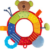 SIGIKID 40490 Aktiv ring Baby Aktivitet PlayQ Pige- og drengelegetøj til børn anbefales fra 3 måneder Multifarvet babylegetøj Naty Shop Multifarvet/bjørn