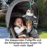 FISHER-PRICE Flap & Go Tucan - Plyslegetøj til barnevogn fremmer finmotorik og sensoriske færdigheder for nyfødte fra fødslen HNX66 Babylegetøj Naty Shop