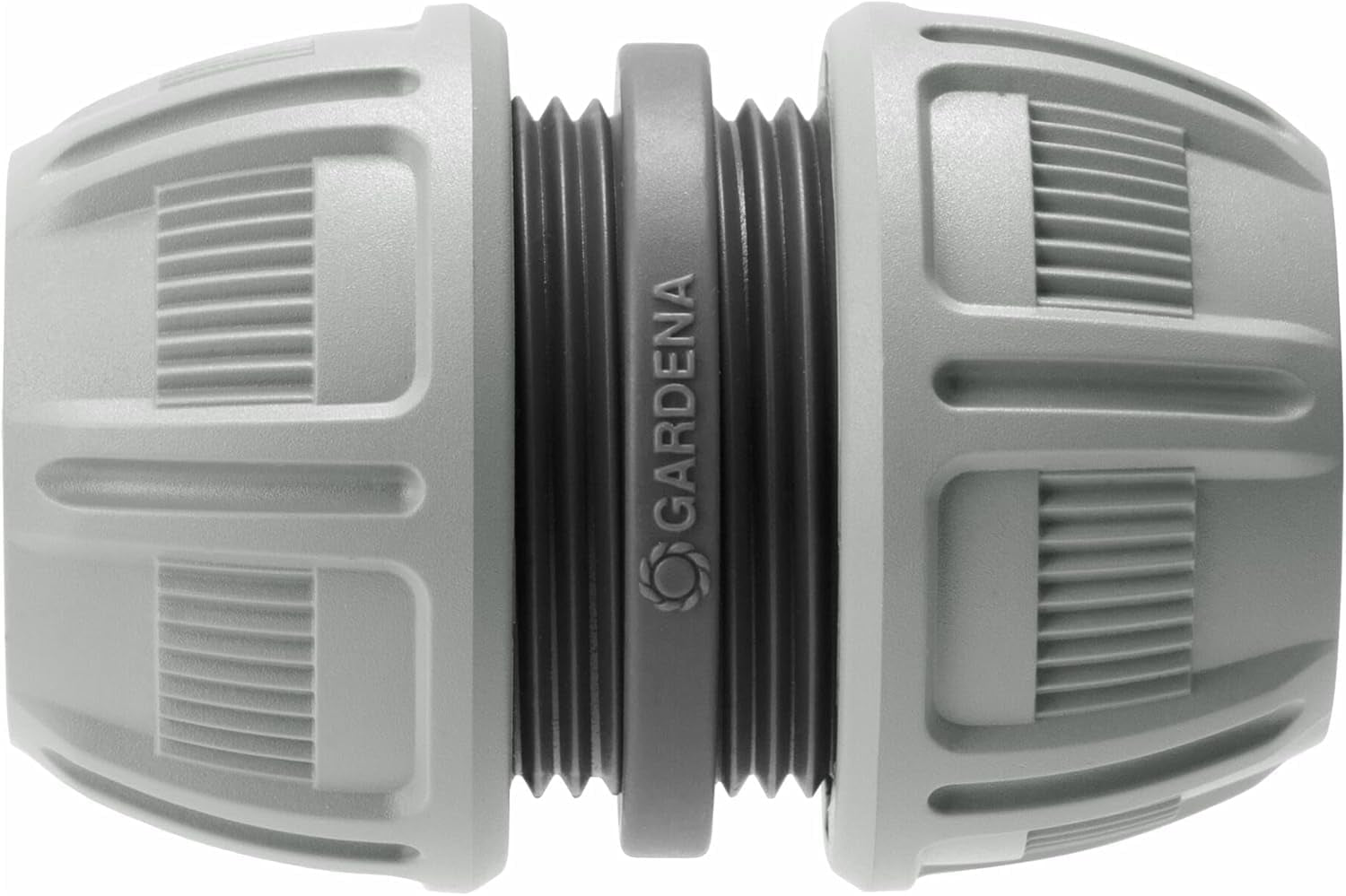 Gardena 13 mm (1/2 tomme) og 15 mm (5/8 tomme) reparatør: Hurtig og nem værktøjsfri slangereparation, Power Grip, høj spændekraft, pakket (18232-20)