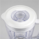 Girmi FR46 Elektrisch mixer, 1,5 liter, 2 Geschwindigkeiten Mit Pulse-Funktion, 4 Edelstahlklingen, Messbecherdeckel, Messbecher Mit Scale, Sicherheitseinrichtung, Weiß/Rot Kitchen Naty Shop
