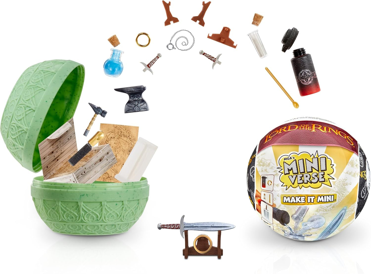 Mga'S Miniverse Make It Mini - Ringenes Herre Mini Samlerobjekter Blind Pack Resin Craft Kit Replikaer Egnet til samlere og 8 år Ikke ESSBAR Action Figurer Naty Shop Standardtitel