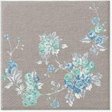 PAW - 3-lags servietter (33 X 33 Cm) I 20 stykker I Perfekt til fødselsdage, fester, bryllupper, nadver og helligdage I Farverige papirservietter - Elegante blomster I Farve: Fredelig have