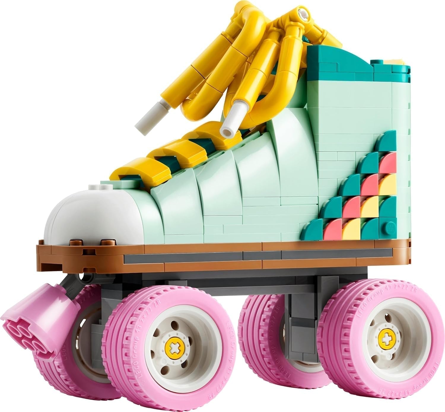 LEGO Creator 3In1 Rulleskøjtetøj til piger og drenge med miniskateboard og bomkasse, retro soveværelsesindretning, fødselsdagsgave til 8 år 31148 Byggesæt Besuche den LEGO-Store