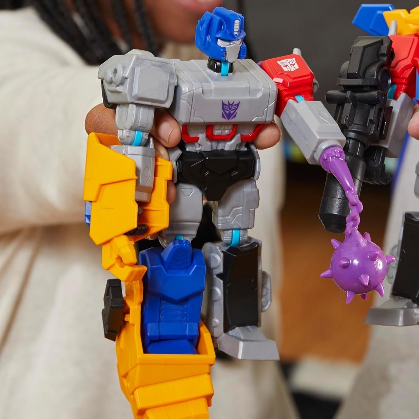 Transformers Mixmashers Optimus Prime Customizable Deluxe Action Figurer & tilbehør Actionfigurer Naty Shop