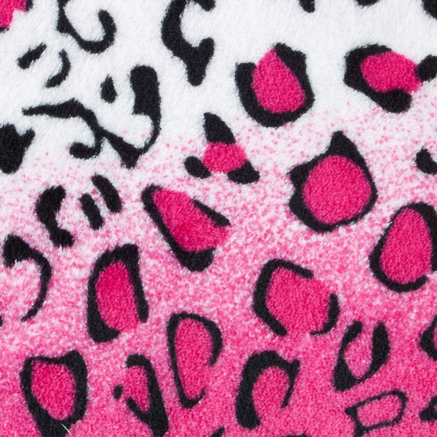 Hjem Must Haves Dronning/King Zebra Giraf Safari Dyretryk Hele sæsonen Super Blød Varm Sofa Dyne Sengestørrelse Pink Polyester Pink Leopard dyner & dyner Naty Shop