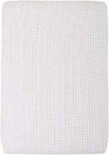 Familiesengetøj Pink cellulært tæppe til dobbeltseng, bomuld, vendbart stort sengetæppe, letvægts, termisk, blødt, traditionelt cellulært tæppe, 230 X 230 cm dyner og dyner Naty Shop Hvid dobbeltseng (230X230 cm)