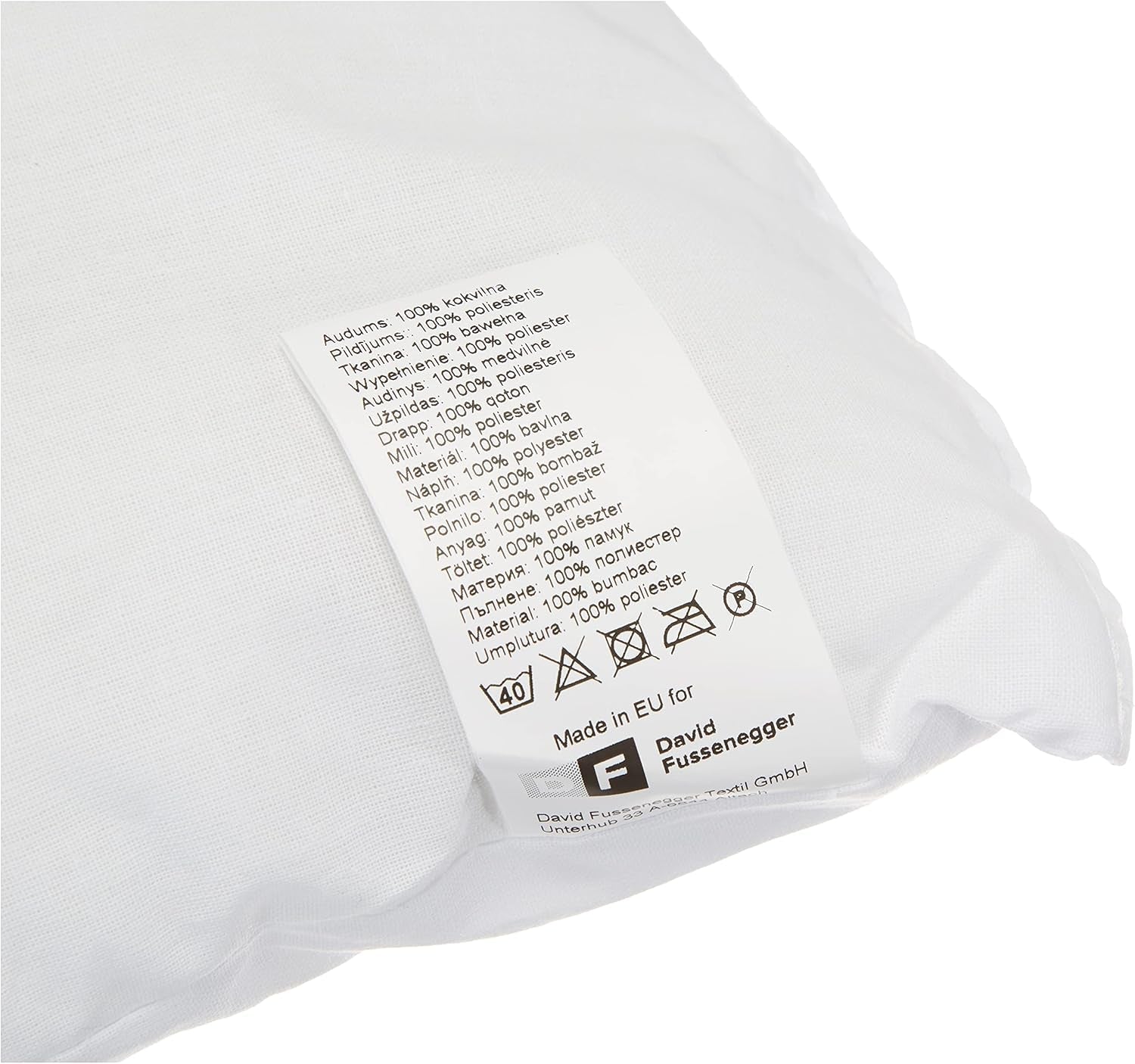 David Fussenegger pudefyld, hvid, 40 X 30 cm, 87000065 Naty Shop standardpuder