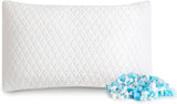 EGO HOME memory foam pude 40x80 cm med strimlet memoryskum - Åndbar, ergonomisk nakkestøttepude til side-, ryg- eller mavesovende - Oeko-Tex certificeret - Vaskbart betræk
