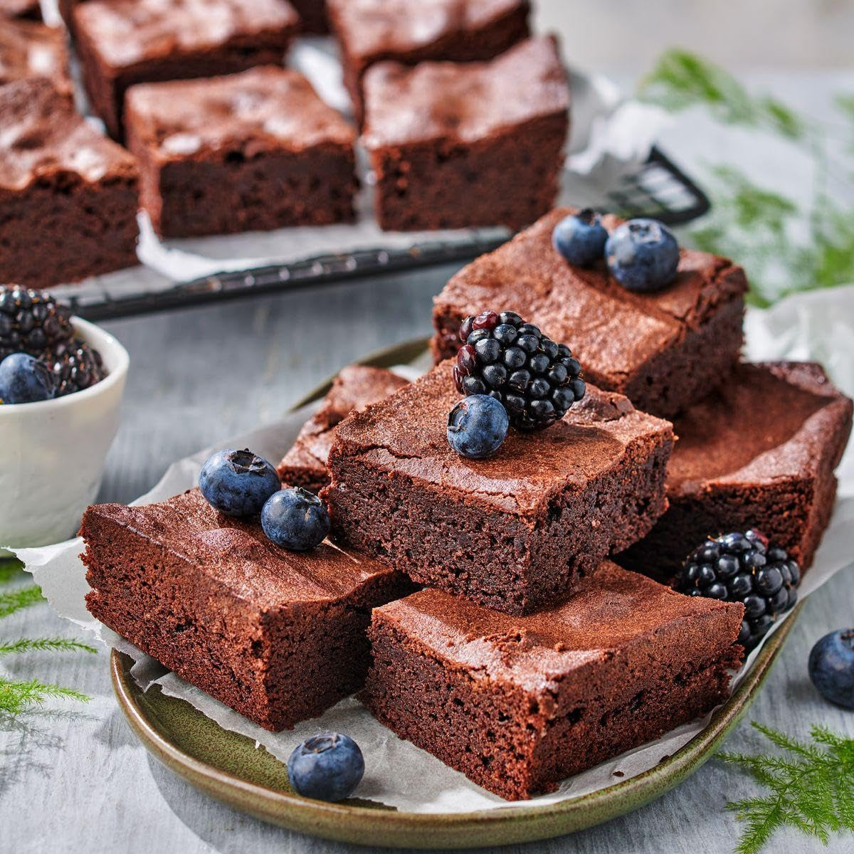 Funcakes Mix Für Cake Brownies: Einfach Zu Berübenen, Für Brownies Und Schokoladenkuchen Mit Reichem Schokoladengeschmack, Halal., 1 Kg Mix til bagning og madlavning Naty Shop